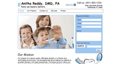 Desktop Screenshot of anithareddydmd.com